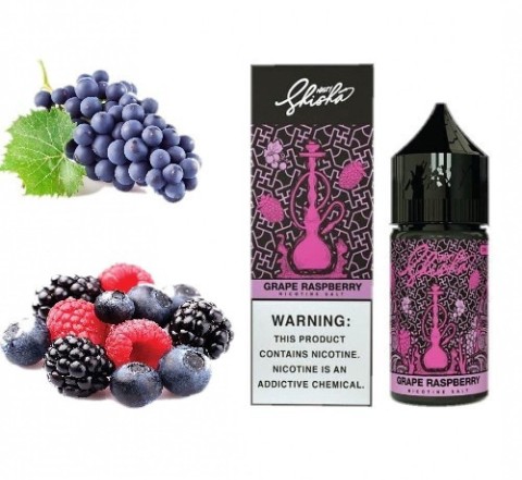 Nasty Juice Saltnic Shisha Grape Raspberry 30ml